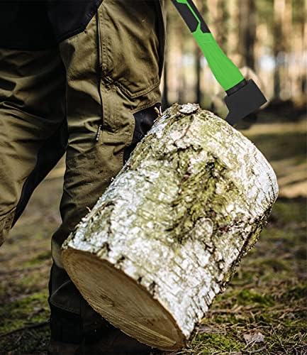 Pickaroon, Hookaroon Forged Steel, with Anti-Slip & Shock Reduction Grip, for Log Lifting and Moving Wood Firewood Tool