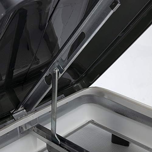 HENG’S INDUSTRIES 14" RV CAMPER TRAILER UNIVERSAL SMOKE LID ROOF VENT WITH 12V 12 VOLT FAN 74112- NO GARNISH RING INCLUDED