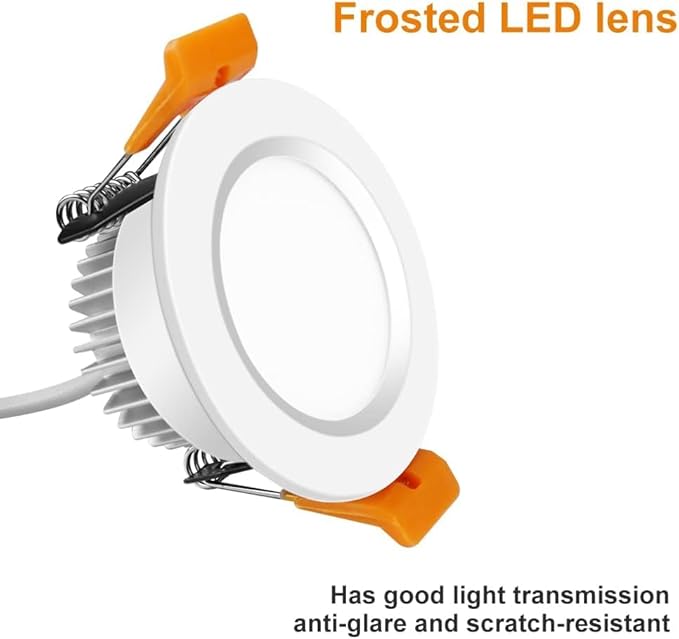 inShareplus 6 Pack 2 Inch LED Recessed Lighting, Downlight Dimmable 3W