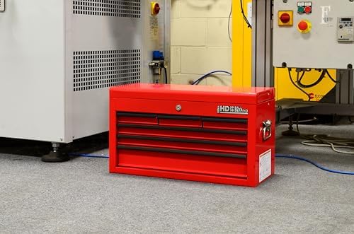 Hilka G208C6BBS BBS Heavy Duty 6 Drawer Tool Chest, Red