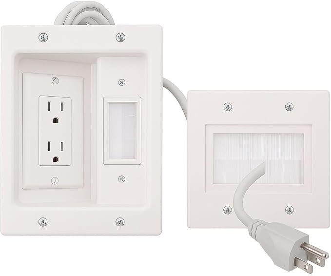 in Wall Cable Concealer Kit – Paintable Cord Management System