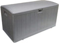 Plastic Development Group Outdoor Deck Box, Standard Close, Gray, 73 Gal