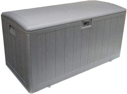 Plastic Development Group Outdoor Deck Box, Standard Close, Gray, 73 Gal