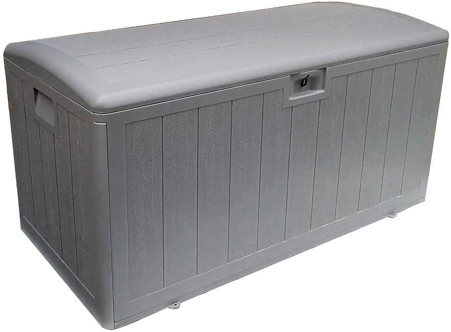 Plastic Development Group Outdoor Deck Box, Standard Close, Gray, 73 Gal