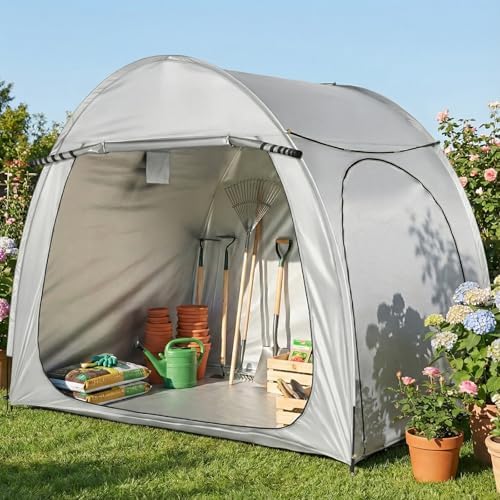 Outvita Portable Bike Tent Cover for 4-5 Bicycles, Garden Tools