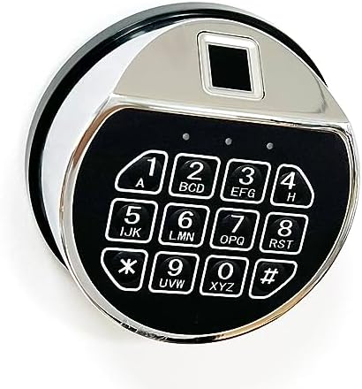 Biometric Gun Safe Lock Replacement, Digital Code Fingerprint Lock for Safe Box and Cabinet