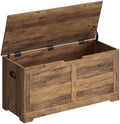 VASAGLE Storage Chest, 39.4 Inches Width Bench with 2 Safety Hinges
