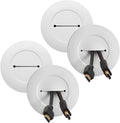 Legrand - Wiremold Cord Cover with Grommets, Wall Mount TV Cord Hider, 2 Pack CCA62W