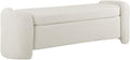 Modway Nebula Boucle Upholstered Storage Bench in Ivory