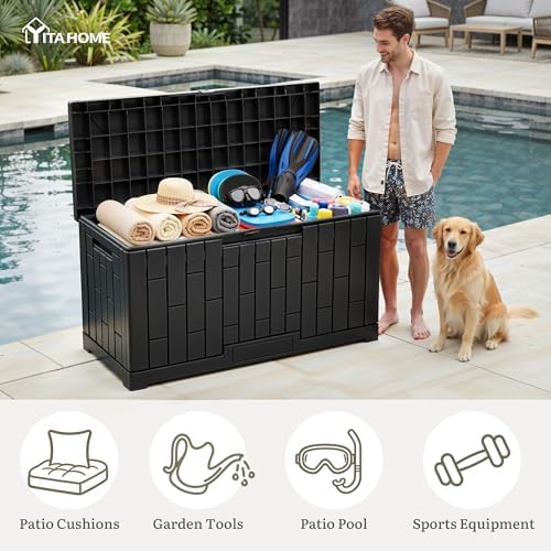 YITAHOME 60 Gallon Outdoor Storage Box