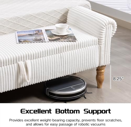 60" Storage Bench for Bedroom,End of Bed Bench with Storage