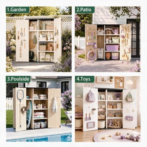Storage Shed Weather Resistant Resin Outdoor