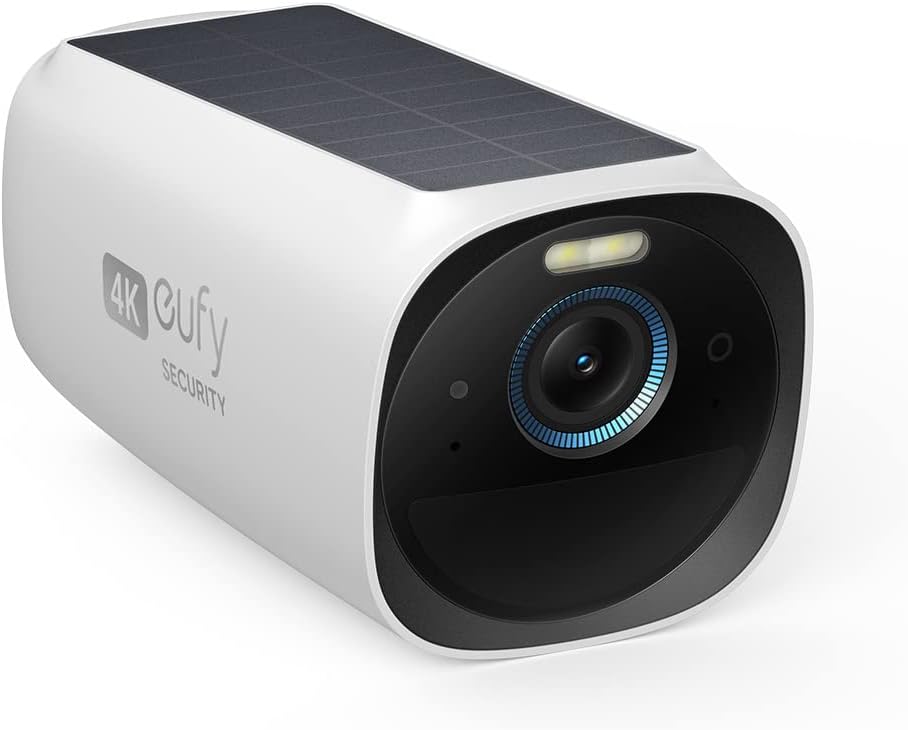 eufy Security eufyCam S330 (eufyCam 3), Add-On Camera, 4K Solar