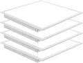 NUWATT 4 Pack, 2x2 FT LED Ceiling Panel, 4400 Lumens, 0-10V Dimmable, Flat