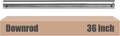DPXMYG 36 inch Ceiling Fan Downrod