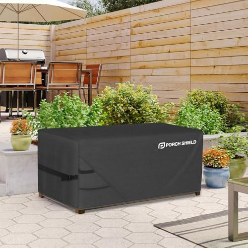 Porch Shield Patio Deck Box Storage Cover 61 x 28 x28 inch, Black