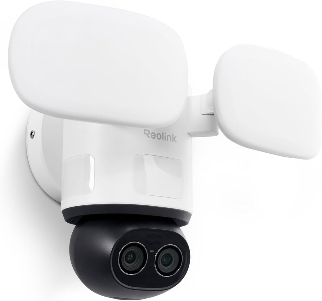 REOLINK TrackFlex Floodlight WiFi, 4K 360° PTZ Dual-Lens Floodlight Camera