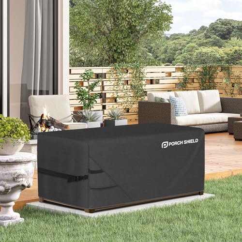 Porch Shield Patio Deck Box Storage Cover 61 x 28 x28 inch, Black