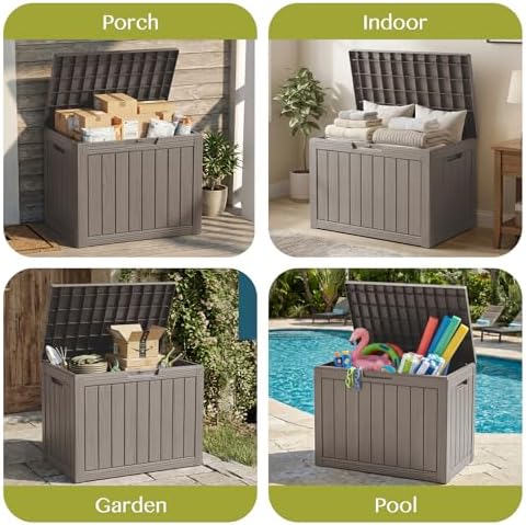 Vixzen 50 Gal Package Delivery Box Lockable Outdoor Storage Box