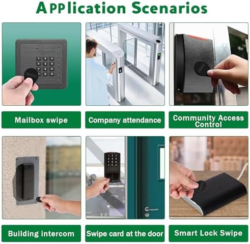 MktStleat100pcs Black 26 bit Keyfobs Proximity Fob Works with Prox Key ISOProx 1346 1386 1326 H10301 Format Readers.Compatible with Most Card Access Control Systems on The Market (100)
