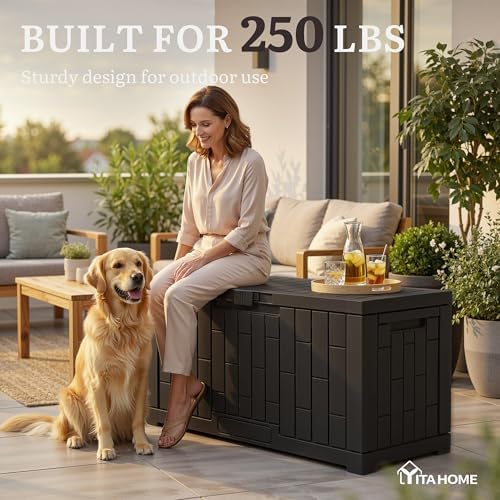 YITAHOME 60 Gallon Outdoor Storage Box