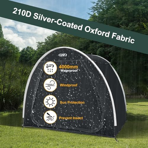 UNP Bike Storage Shed Tent, Waterproof Bike Storage Tent for 1/2/3/4 Bikes