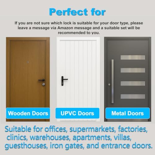 WiFi TUYA Complete Security Access System Kit with Waterproof RFID Touch Keypad Door Lock, Smart Remote Door Opener, App，600-Pound Electric Magnetic Lock + ZL, Metal Sensor Switch, Doorbel