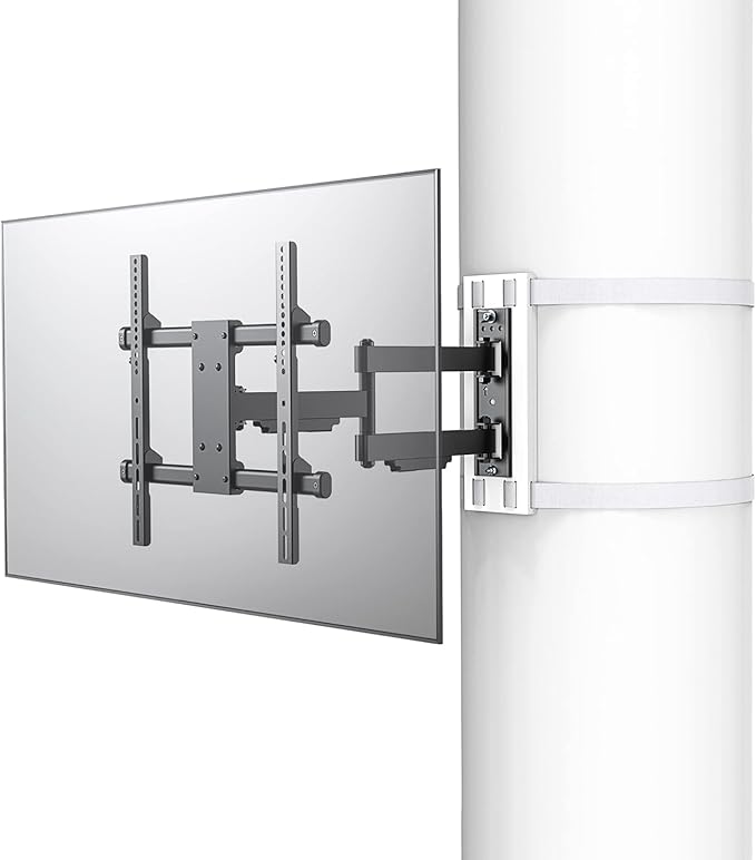 CondoMounts CLMTVA1064 Full-Motion Pillar Mount – Strap-on, No Drilling Required