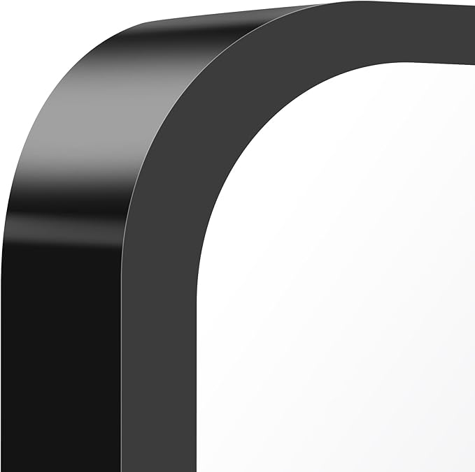 FORBATH Black Bathroom Mirror for Over Sink, Wall Mirror 16x24 Inch