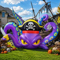 Halloween Inflatable Outdoor Decoration 9FT Pirate Octopus with 4 Tentacles