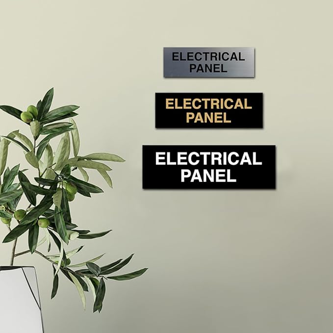 All Quality Basic Electrical Panel Sign (5 Pack)