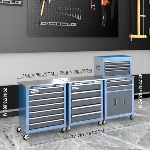 LARBANKE 20 Drawer Tool Chest-Include 5 Drawer&7 Drawer&8 Drawer Tool Chest