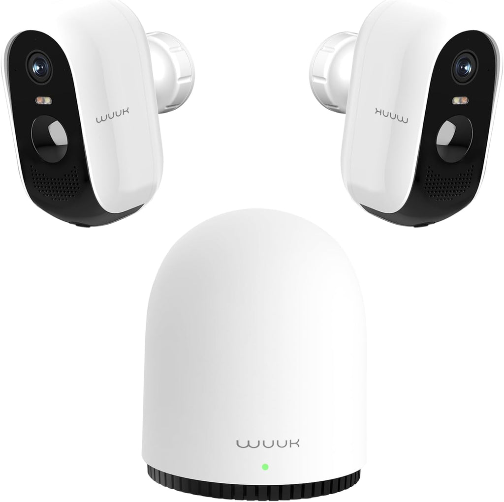WUUK Security Cameras Wireless Outdoor, Indoor Camera, Home Surveillance System