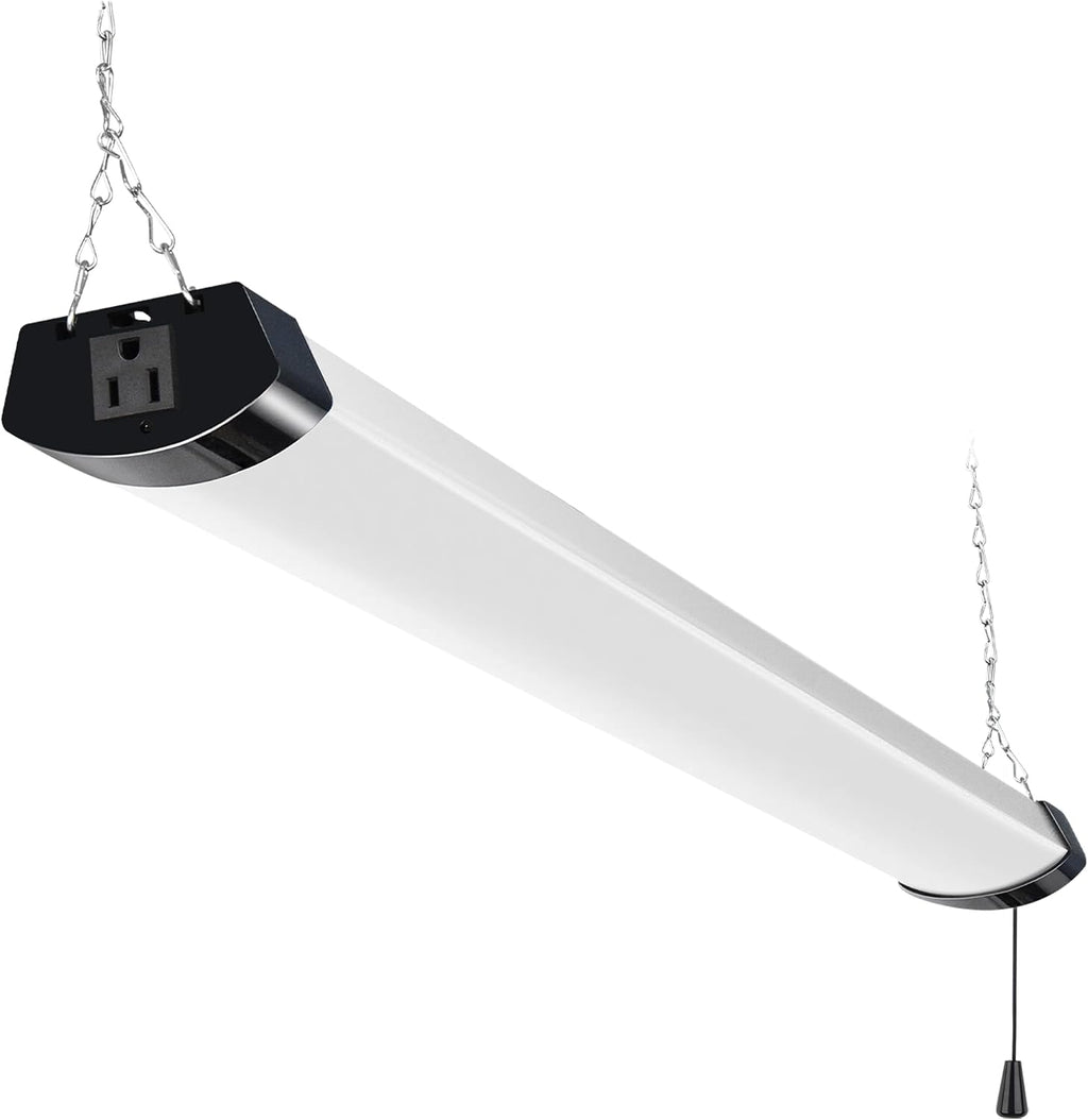 hykolity 4FT 120W LED Shop Light Linkable, 5000K Utility Shop Lights