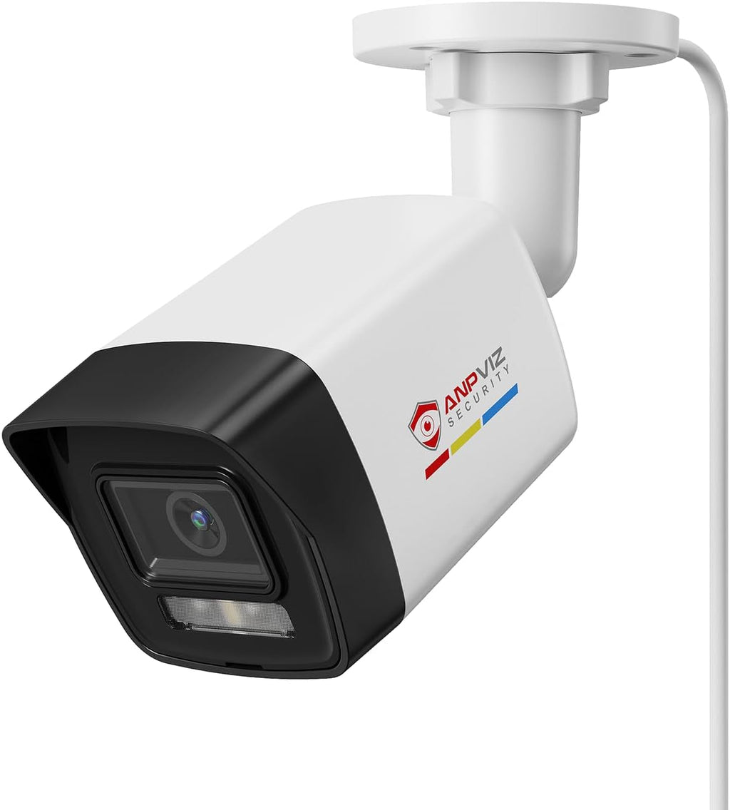 Anpviz 4K 8MP Bullet PoE IP Camera Outdoor, Wired Security Camera