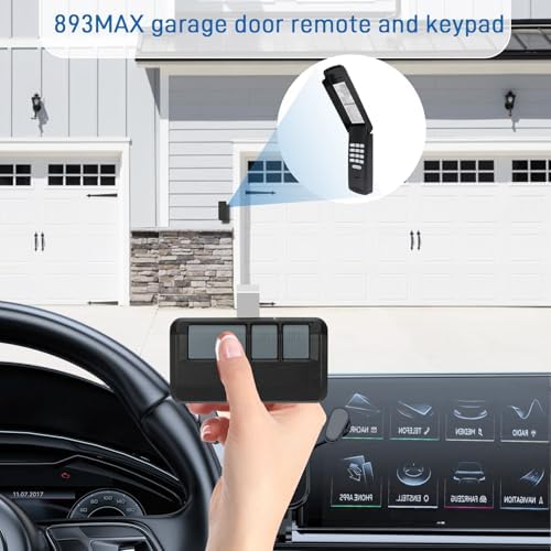 Black for liftmaster Chamberlain Garage Door Opener Keypad Remote Universal