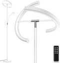 SIBRILLE White LED Floor Lamp