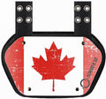 Football Backplate for Shoulder Pads, Flag Designs