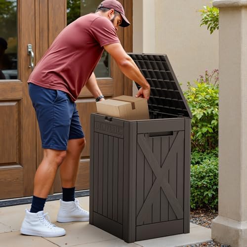 Devoko 48 Gallon Package Delivery Box Outdoor Secure Lockable