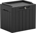 Greesum 31 Gallon Outdoor Storage Box, Black