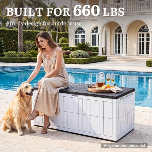 YITAHOME XXL 240 Gallon Extra Large Deck Box