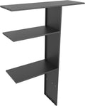 HOMSPARK 1 Set Black Metal Laminate Shelves Kit for HOM|Spark 53 Cu.Ft Vertical Storage Shed/Cabinet