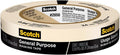 3M 36-Rolls of .94” x 60 yds 2050-24AP Scotch Greener Tan General Purpose Masking Tape