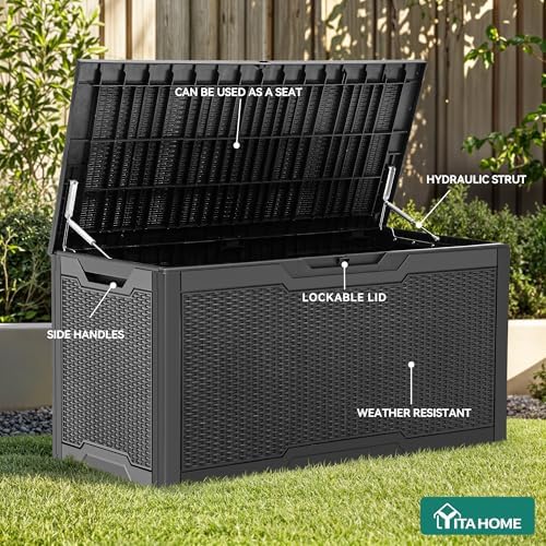 YITAHOME 100 Gallon Outdoor Storage Box