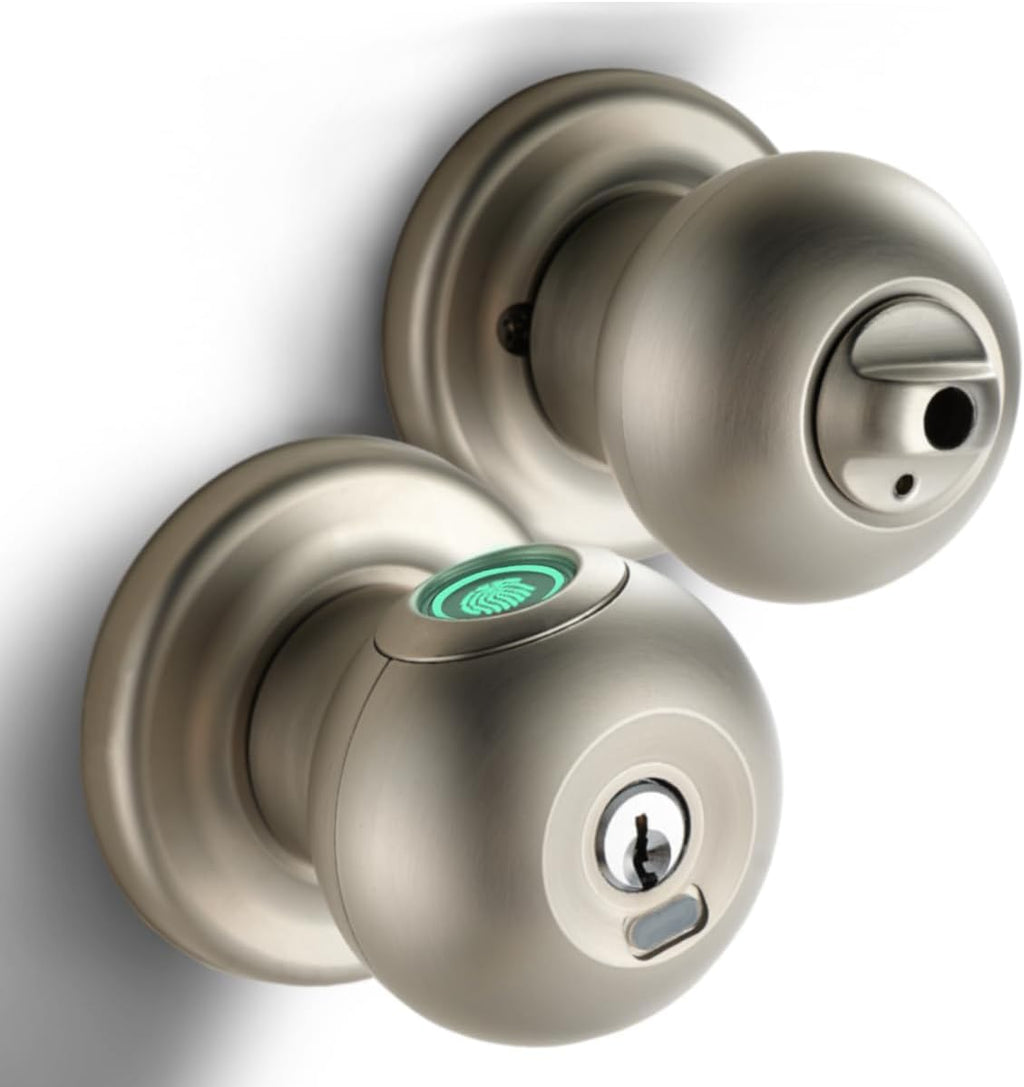 Buoan Biometric Fingerprint Door Lock, Smart Fingerprint Door Knob