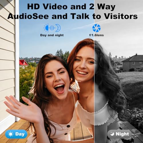 Smart Lock with Camera Keyless Entry, Alexa&Google Voice Control