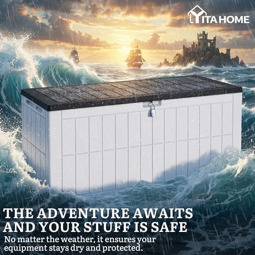 YITAHOME 134 Gallon Large Deck Box