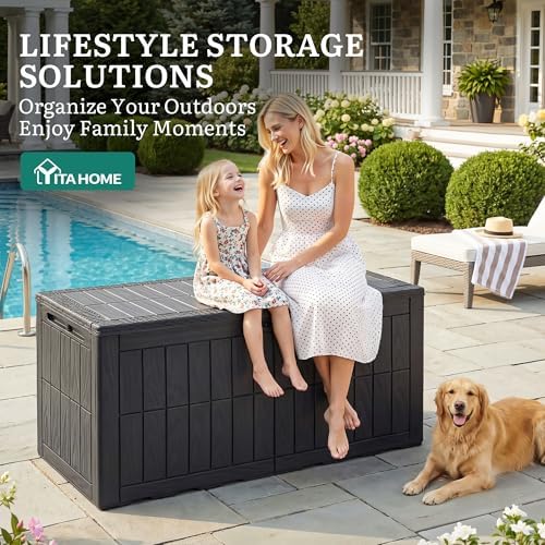 YITAHOME 110 Gallon Outdoor Deck Box