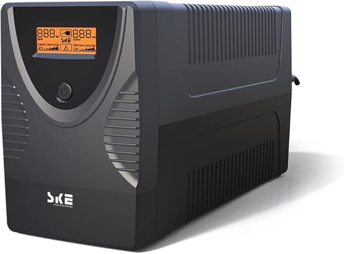 Ups Battery Backup and Surge Protector, Computer Uninterruptible Power Supply