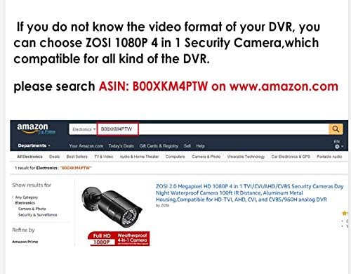 zosi 4 pack 1080p 2.0mp outdoor indoor 3.6mm on a desk or shelf